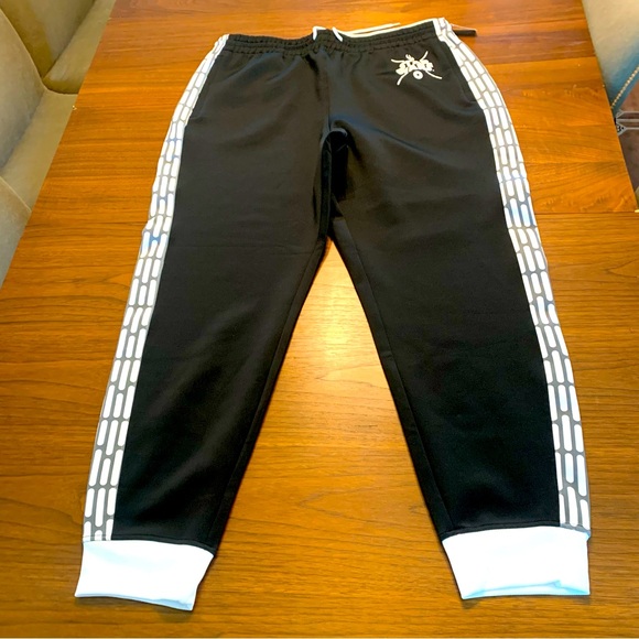 Star Wars Mens XL Drawstring Jogger Sweat Pants Black NEW with tags - Picture 1 of 5